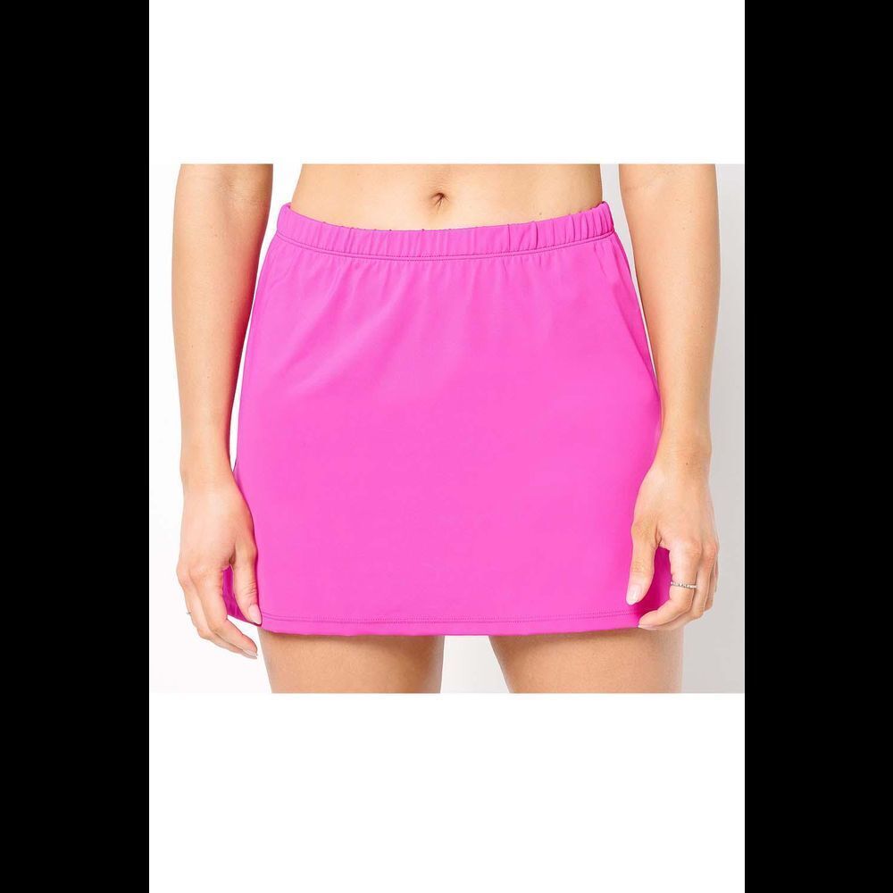 Belle by Kim Gravel Fuchsia Swim Skirt